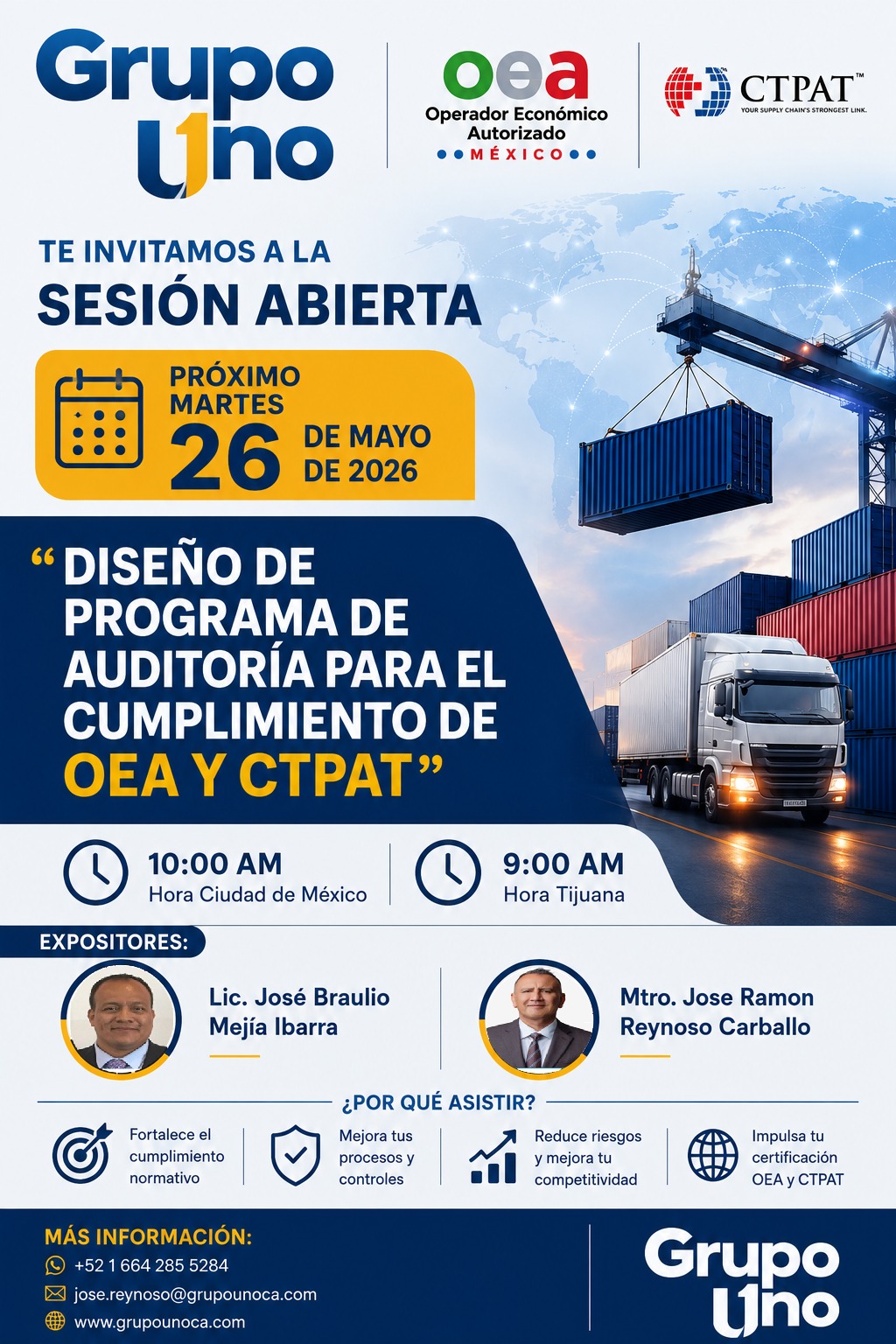 Diseño de programa de auditoría para el cumplimiento OCEA Y CTPAT